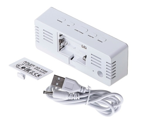 zasilanie USB budzika Adler AD 1189W
